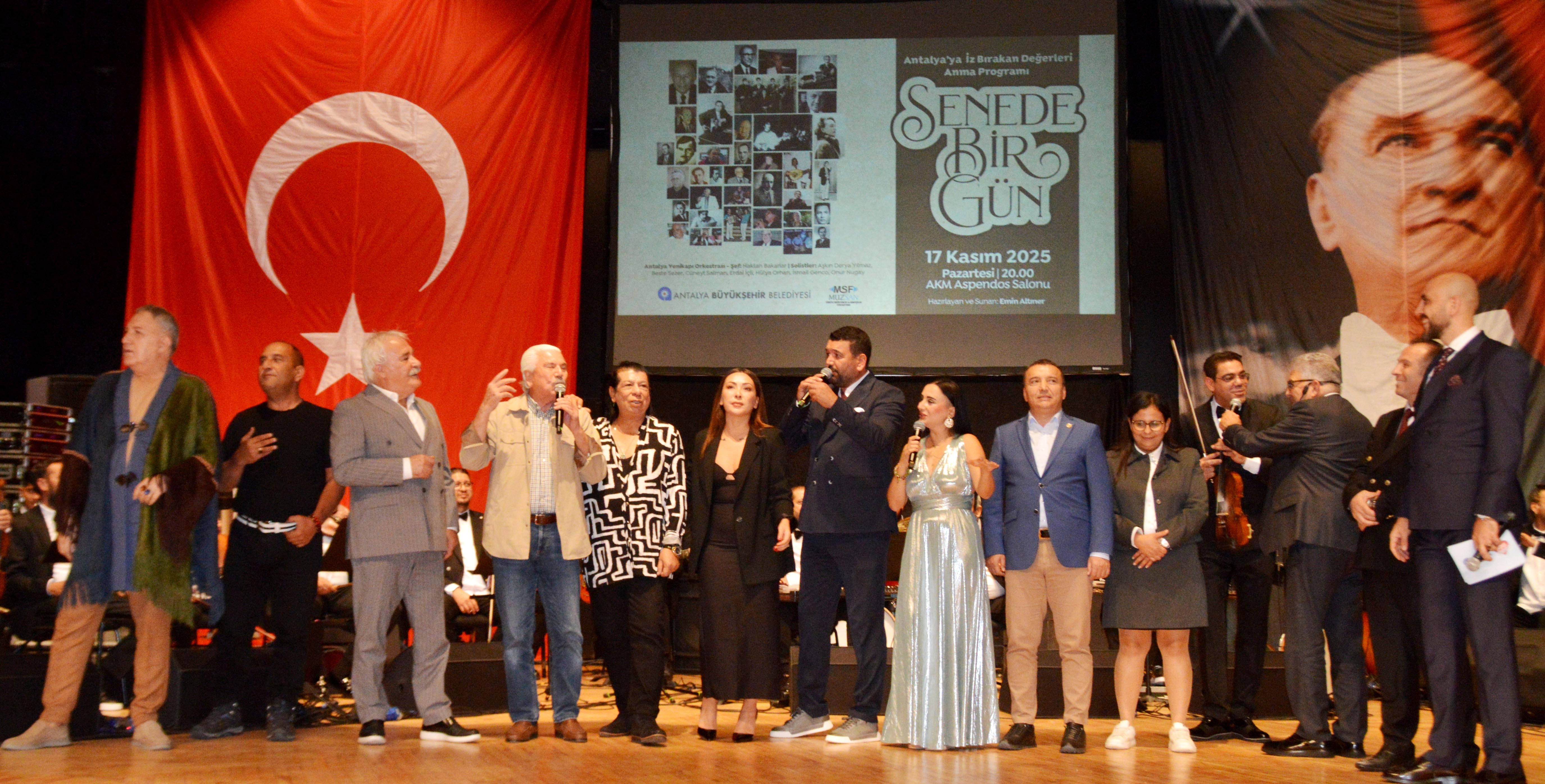 Antalya’da “Senede Bir Gün” Buluşması: İz Bırakanlar Saygıyla Anıldı